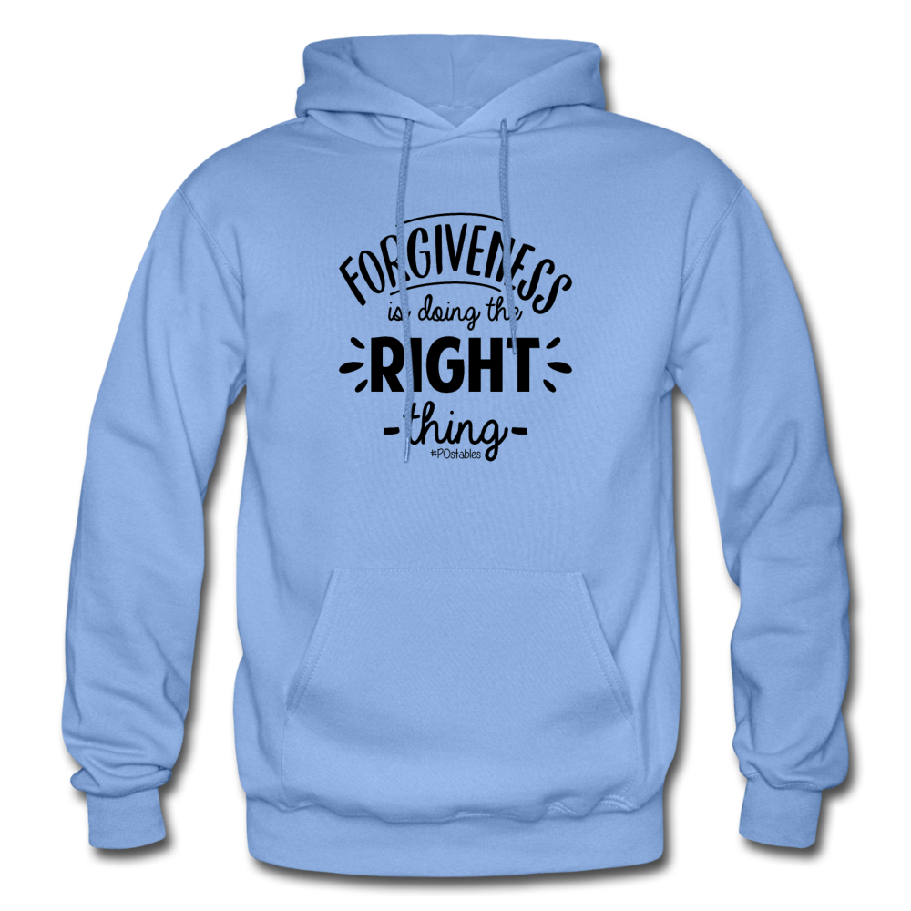 Forgiveness Is Doing The Right Thing B Gildan Heavy Blend Adult Hoodie - carolina blue