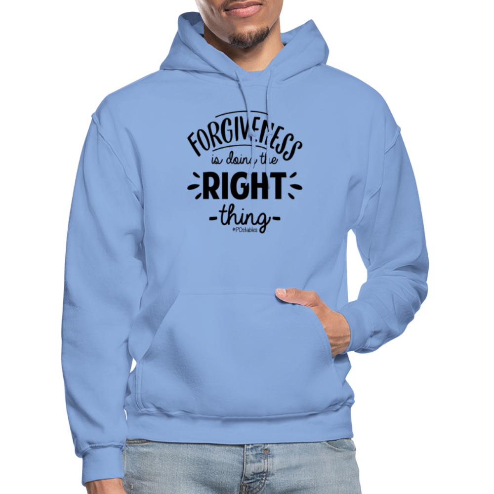 Forgiveness Is Doing The Right Thing B Gildan Heavy Blend Adult Hoodie - carolina blue