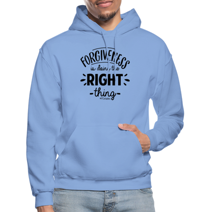 Forgiveness Is Doing The Right Thing B Gildan Heavy Blend Adult Hoodie - carolina blue