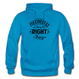 Forgiveness Is Doing The Right Thing B Gildan Heavy Blend Adult Hoodie - turquoise