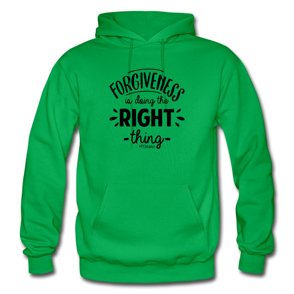 Forgiveness Is Doing The Right Thing B Gildan Heavy Blend Adult Hoodie - kelly green