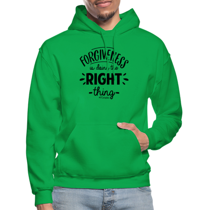 Forgiveness Is Doing The Right Thing B Gildan Heavy Blend Adult Hoodie - kelly green