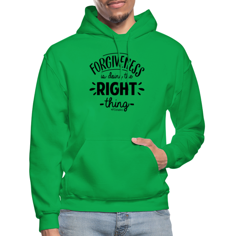 Forgiveness Is Doing The Right Thing B Gildan Heavy Blend Adult Hoodie - kelly green