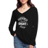 Forgiveness Is Doing The Right Thing W Women’s Long Sleeve  V-Neck Flowy Tee - black