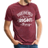 Forgiveness Is Doing The Right Thing W Unisex Tri-Blend T-Shirt - heather cranberry