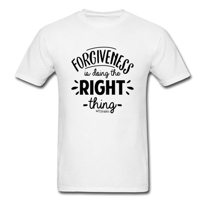 Forgiveness Is Doing The Right Thing B Unisex Classic T-Shirt - white