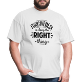 Forgiveness Is Doing The Right Thing B Unisex Classic T-Shirt - white
