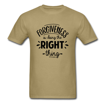 Forgiveness Is Doing The Right Thing B Unisex Classic T-Shirt - khaki