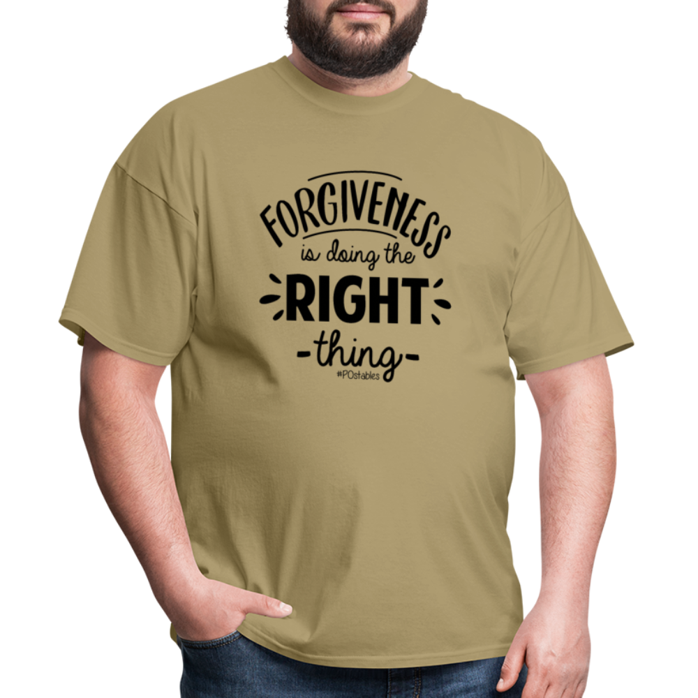 Forgiveness Is Doing The Right Thing B Unisex Classic T-Shirt - khaki