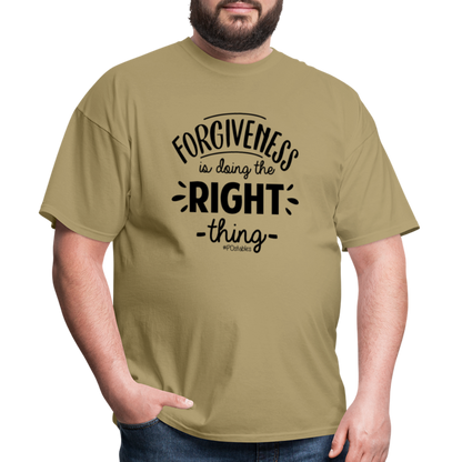 Forgiveness Is Doing The Right Thing B Unisex Classic T-Shirt - khaki