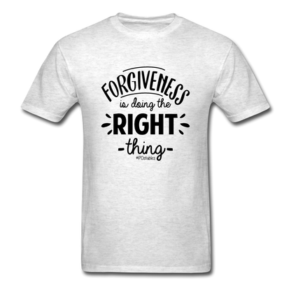 Forgiveness Is Doing The Right Thing B Unisex Classic T-Shirt - light heather gray