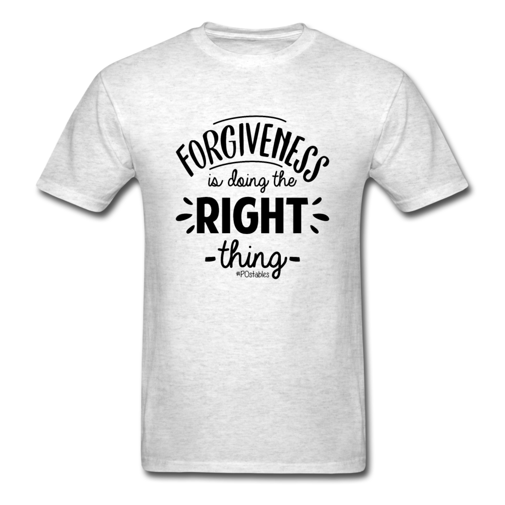Forgiveness Is Doing The Right Thing B Unisex Classic T-Shirt - light heather gray