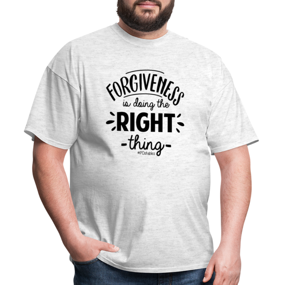 Forgiveness Is Doing The Right Thing B Unisex Classic T-Shirt - light heather gray