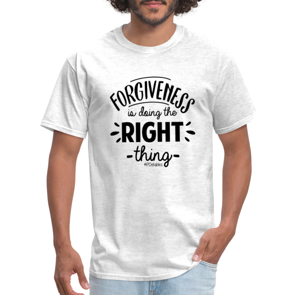 Forgiveness Is Doing The Right Thing B Unisex Classic T-Shirt - light heather gray