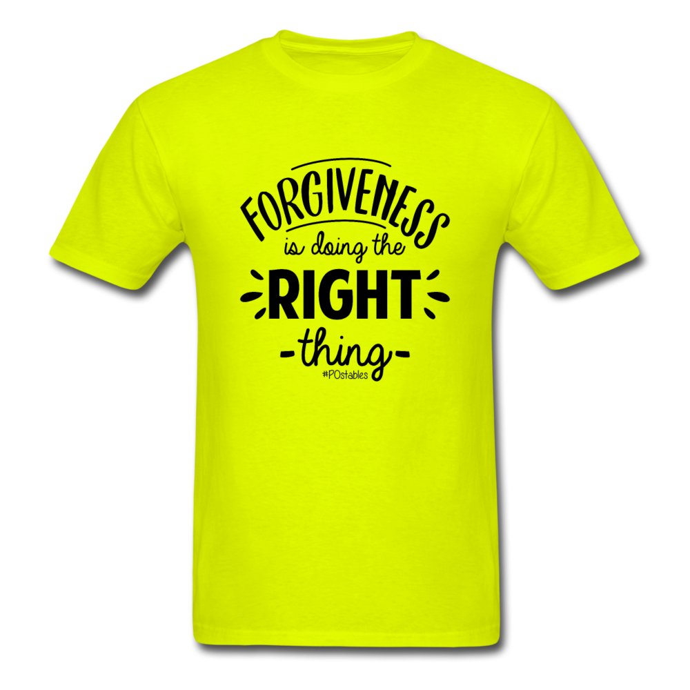 Forgiveness Is Doing The Right Thing B Unisex Classic T-Shirt - safety green