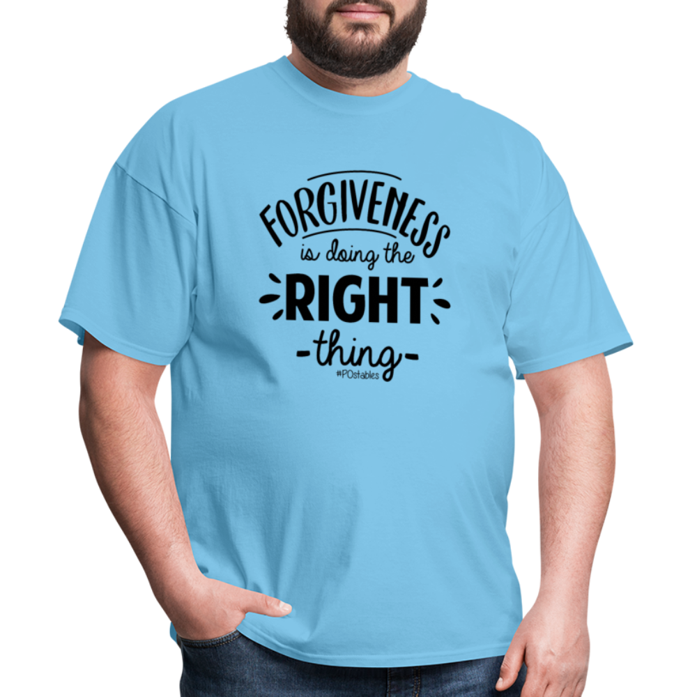 Forgiveness Is Doing The Right Thing B Unisex Classic T-Shirt - aquatic blue