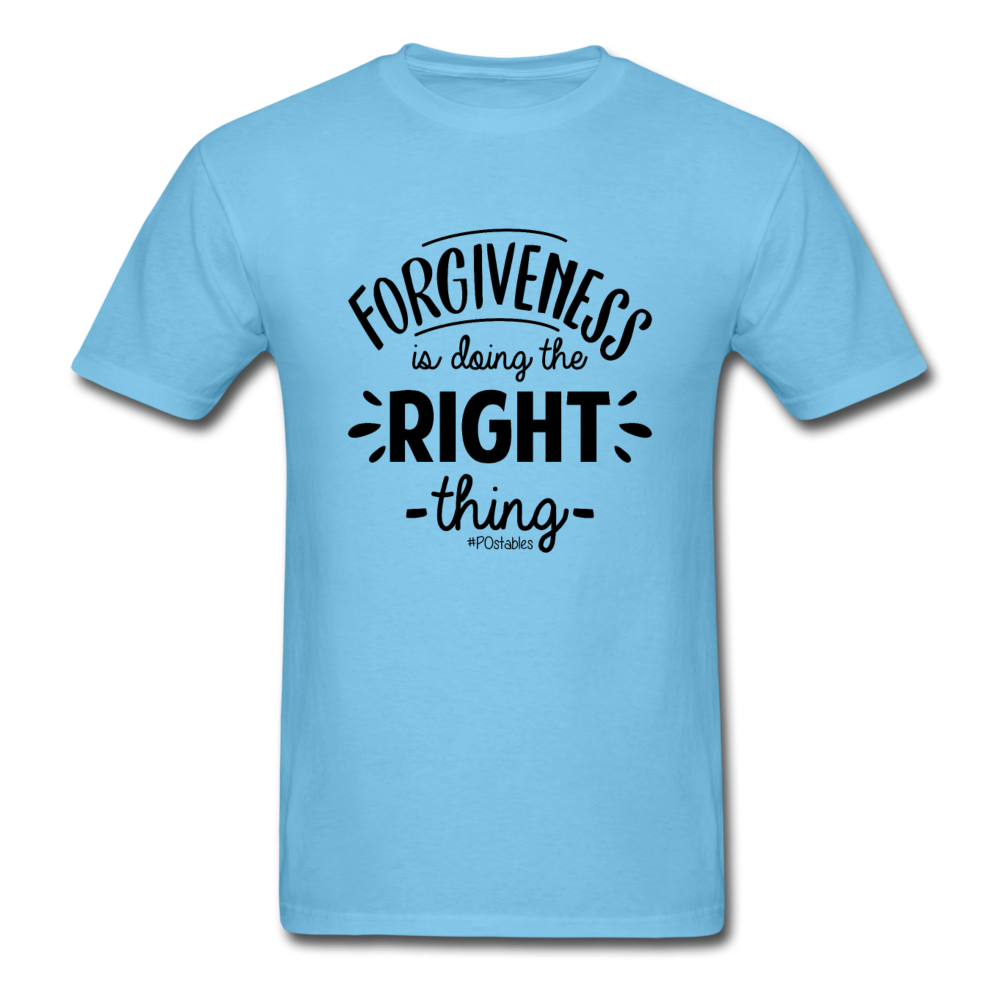 Forgiveness Is Doing The Right Thing B Unisex Classic T-Shirt - aquatic blue