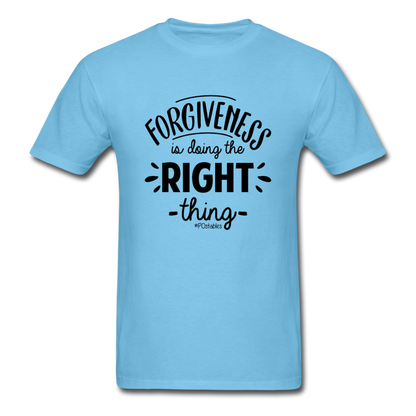 Forgiveness Is Doing The Right Thing B Unisex Classic T-Shirt - aquatic blue