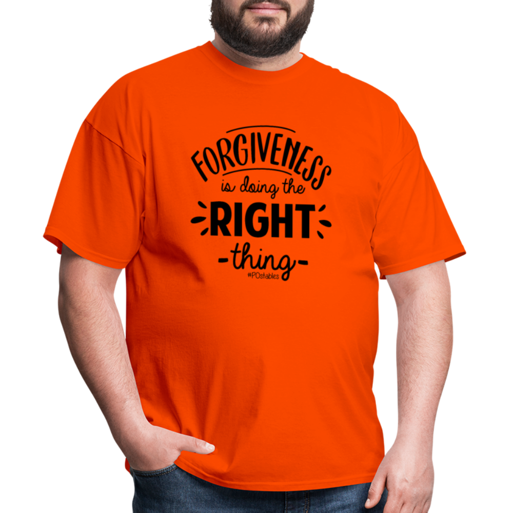 Forgiveness Is Doing The Right Thing B Unisex Classic T-Shirt - orange