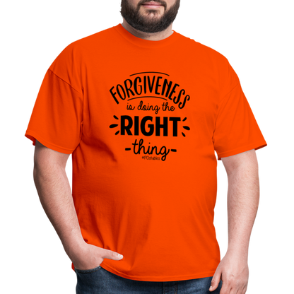 Forgiveness Is Doing The Right Thing B Unisex Classic T-Shirt - orange