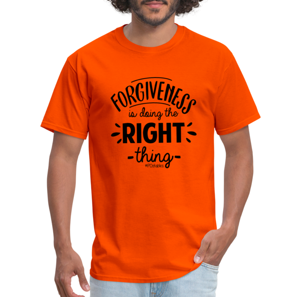 Forgiveness Is Doing The Right Thing B Unisex Classic T-Shirt - orange