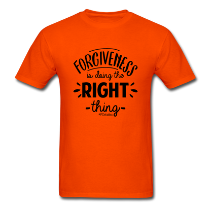 Forgiveness Is Doing The Right Thing B Unisex Classic T-Shirt - orange