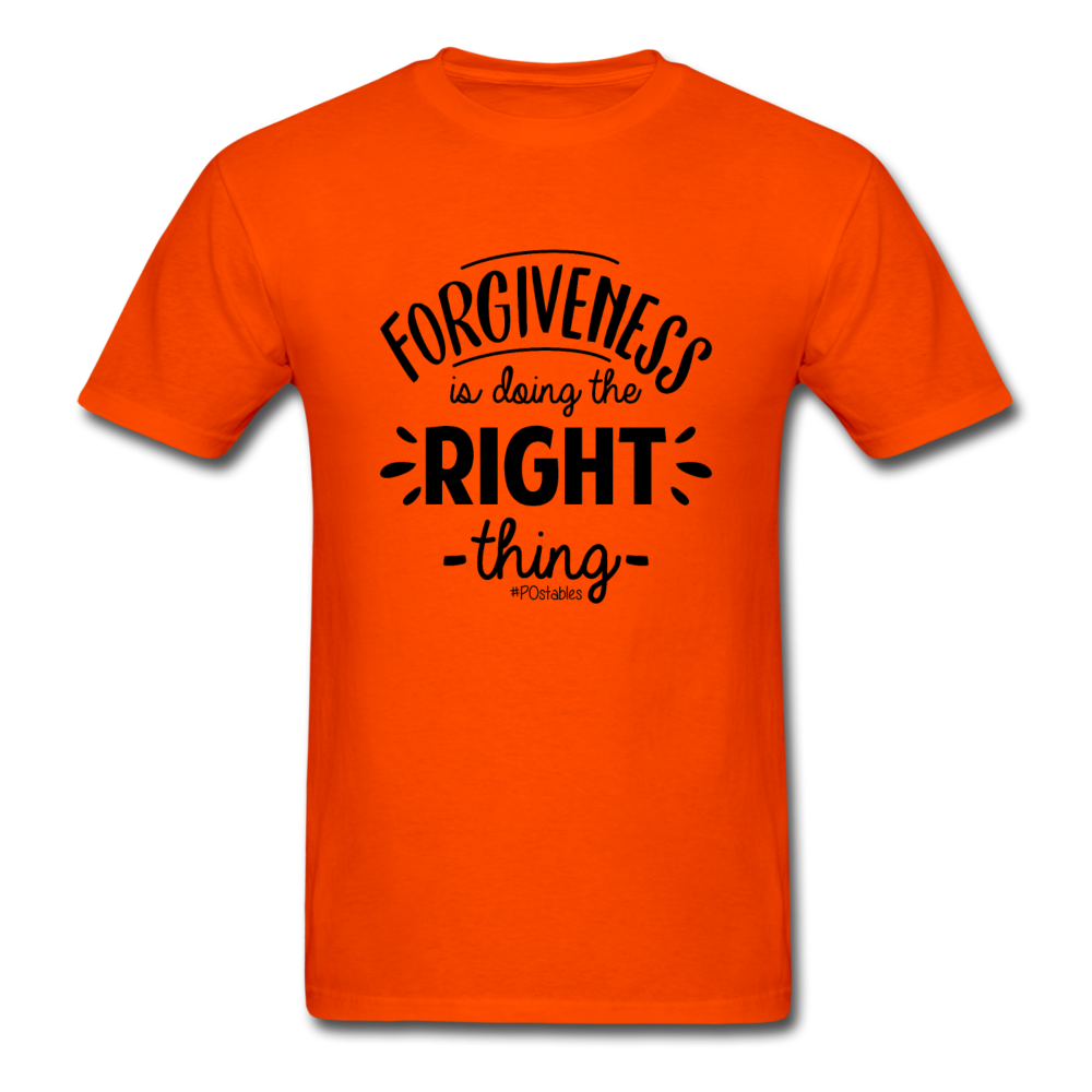 Forgiveness Is Doing The Right Thing B Unisex Classic T-Shirt - orange