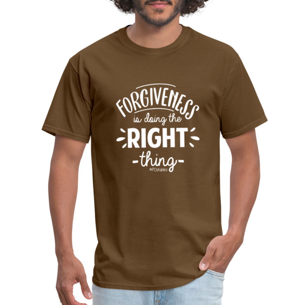 Forgiveness Is Doing The Right Thing W Unisex Classic T-Shirt - brown