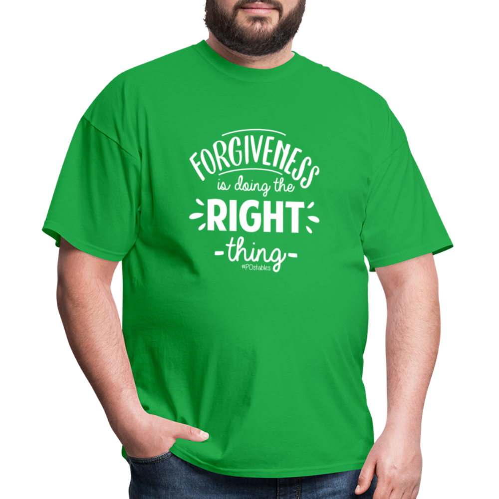 Forgiveness Is Doing The Right Thing W Unisex Classic T-Shirt - bright green