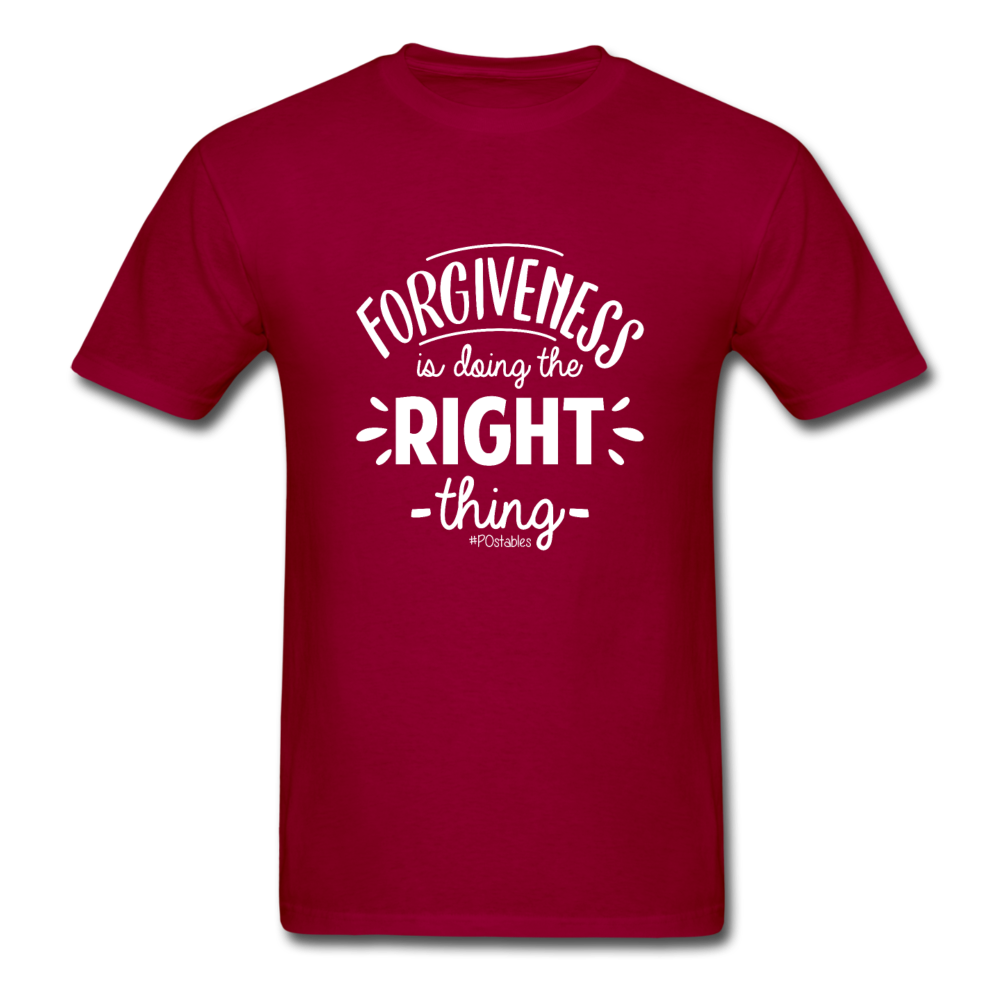 Forgiveness Is Doing The Right Thing W Unisex Classic T-Shirt - dark red