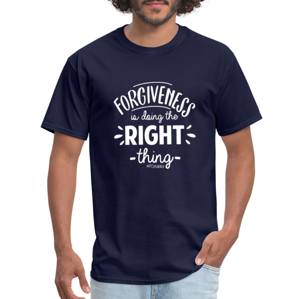 Forgiveness Is Doing The Right Thing W Unisex Classic T-Shirt - navy