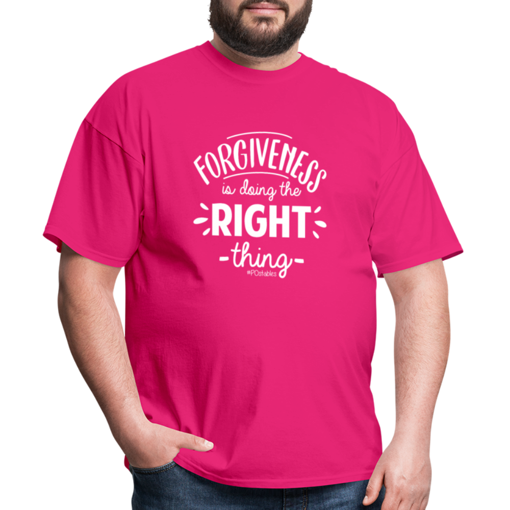 Forgiveness Is Doing The Right Thing W Unisex Classic T-Shirt - fuchsia