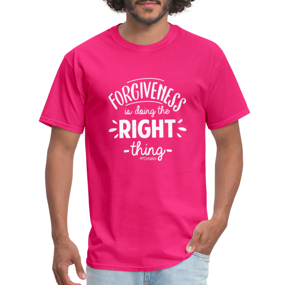 Forgiveness Is Doing The Right Thing W Unisex Classic T-Shirt - fuchsia
