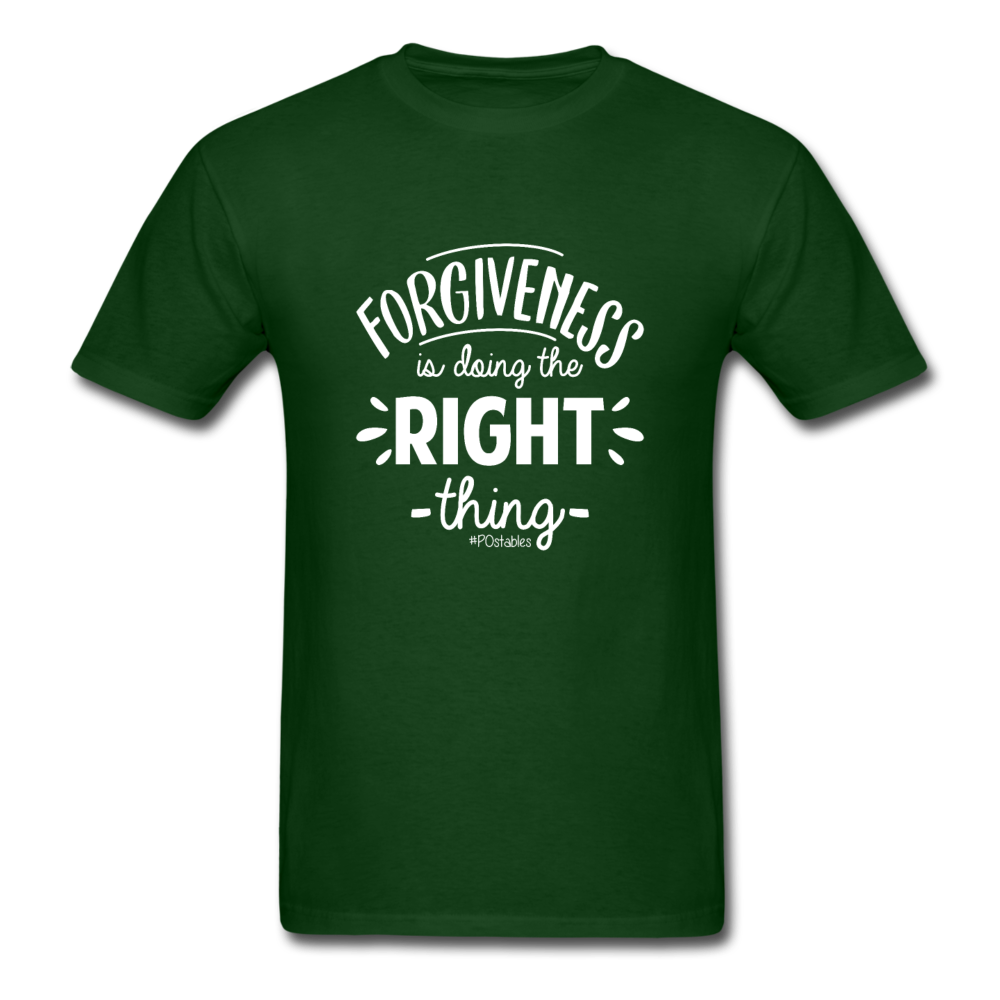 Forgiveness Is Doing The Right Thing W Unisex Classic T-Shirt - forest green