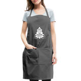 Perhaps The Rock Was Holding Onto It W Adjustable Apron - charcoal