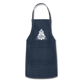 Perhaps The Rock Was Holding Onto It W Adjustable Apron - navy