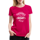 Forgiveness Is Doing The Right Thing W Women’s Premium T-Shirt - dark pink