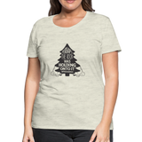 Perhaps The Rock Was Holding Onto It B Women’s Premium T-Shirt - heather oatmeal
