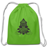 Perhaps The Rock Was Holding Onto It B Cotton Drawstring Bag - clover