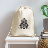 Perhaps The Rock Was Holding Onto It B Cotton Drawstring Bag - natural