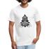 Perhaps The Rock Was Holding Onto It B Fitted Cotton/Poly T-Shirt by Next Level - white