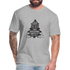 Perhaps The Rock Was Holding Onto It B Fitted Cotton/Poly T-Shirt by Next Level - heather gray