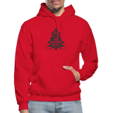 Perhaps The Rock Was Holding Onto It B Gildan Heavy Blend Adult Hoodie - red