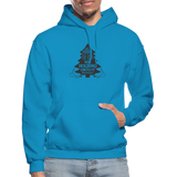 Perhaps The Rock Was Holding Onto It B Gildan Heavy Blend Adult Hoodie - turquoise