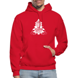 Perhaps The Rock Was Holding Onto It W Gildan Heavy Blend Adult Hoodie - red
