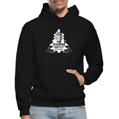 Perhaps The Rock Was Holding Onto It W Gildan Heavy Blend Adult Hoodie - black