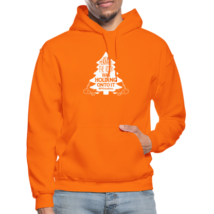 Perhaps The Rock Was Holding Onto It W Gildan Heavy Blend Adult Hoodie - orange