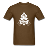Perhaps The Rock Was Holding Onto It W Unisex Classic T-Shirt - brown