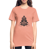 Perhaps The Rock Was Holding Onto It B Unisex Heather Prism T-Shirt - heather prism sunset
