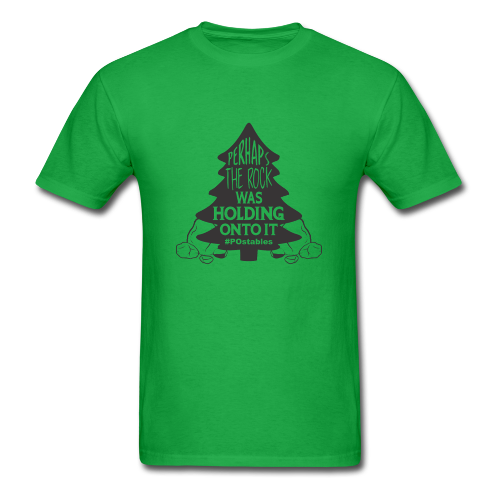 Perhaps The Rock Was Holding Onto It B Unisex Classic T-Shirt - bright green